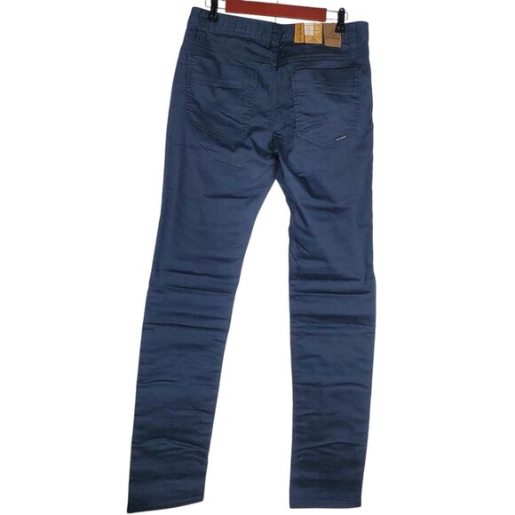 Prana Bridger Jean Mens 30x36 Blue Slim Fit Straight Leg Stretch Denim 5 Pocket - Picture 2 of 11